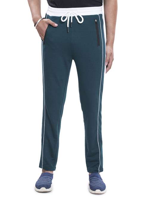 teal side-taped full length track pant - 18458746 - Standard Image - 0