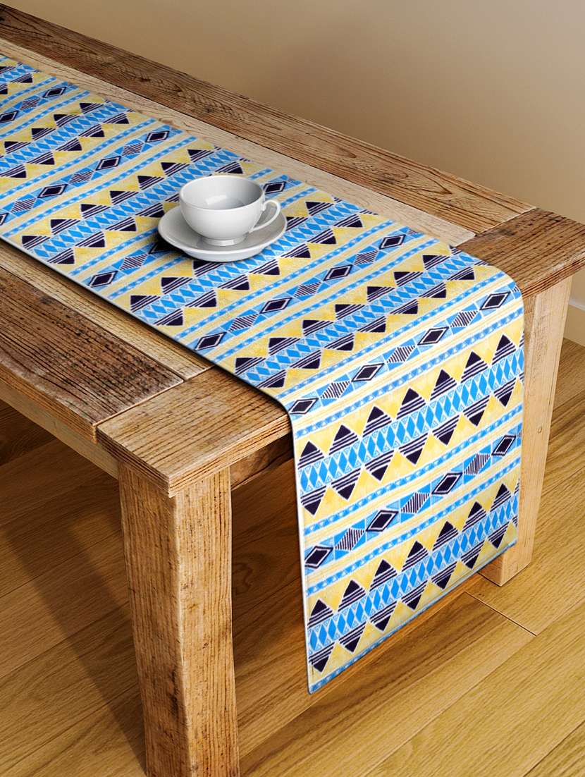 alina decor digital printed table runner for center and dining tabale - 13x54 inch