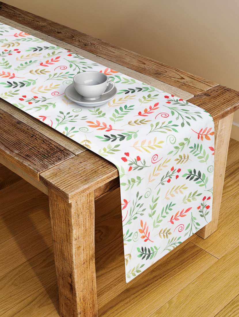 alina decor digital printed table runner for center and dining tabale - 13x56 inch
