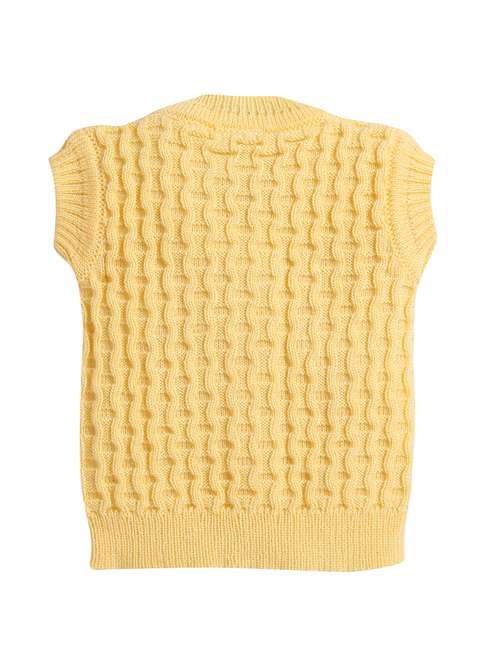 girls yellow woven cardigan  - 18460400 -  Standard Image - 0