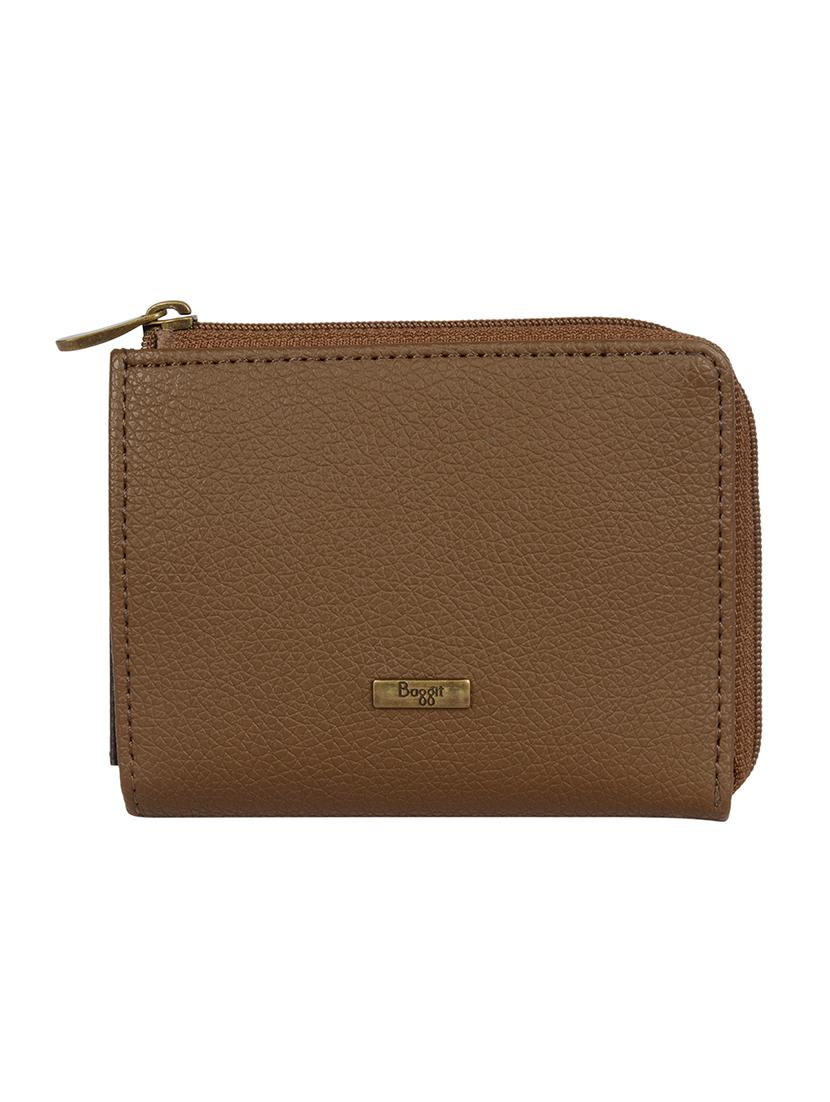 brown solid wallet - 18460453 - Zoom Image - 0