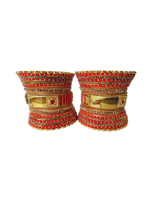 multi colored designer chuda set for women - 18460551 - Standard Image - 0