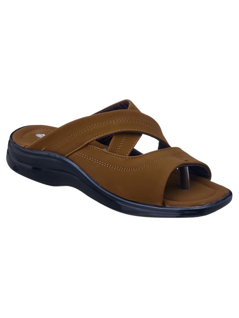 men beige slip on sandal - 18461656 - Zoom Image - 0