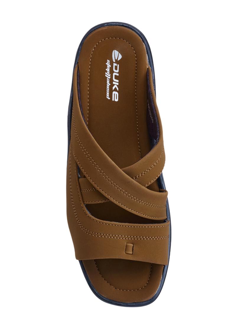 men beige slip on sandal - 18461656 - Standard Image - 3