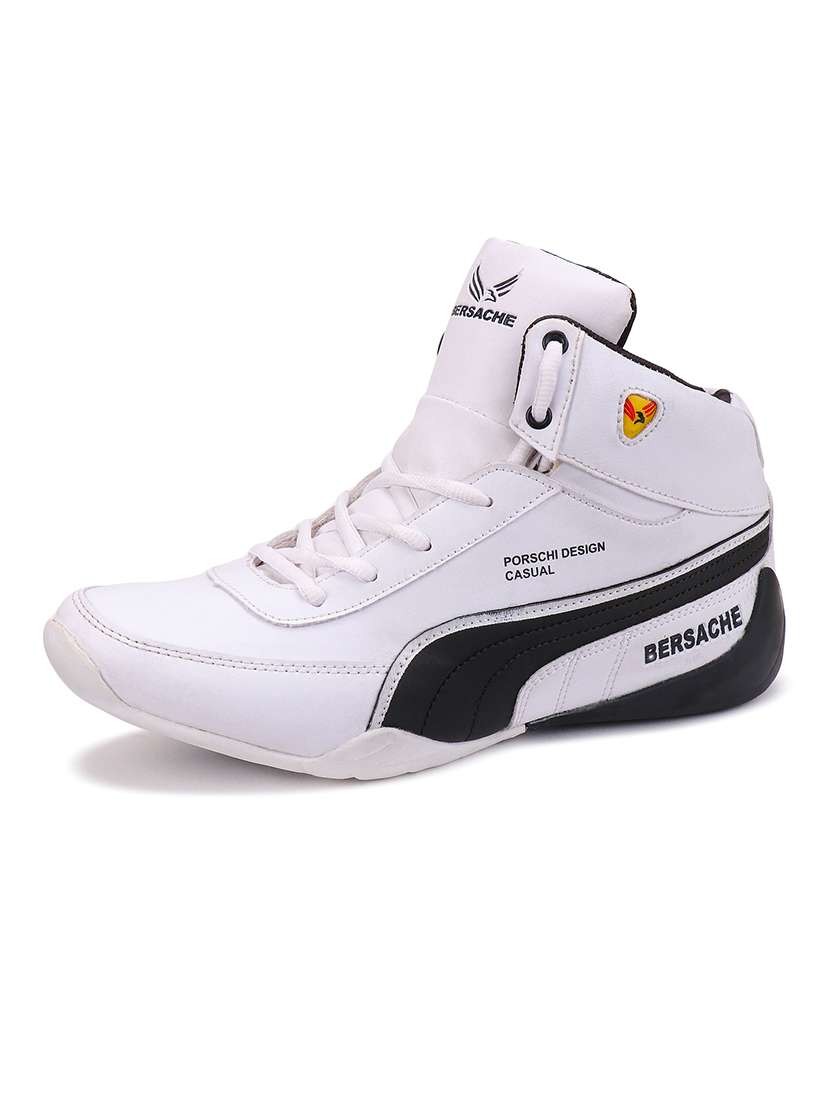 white lace up sport shoes - 18461666 -  Standard Image - 3