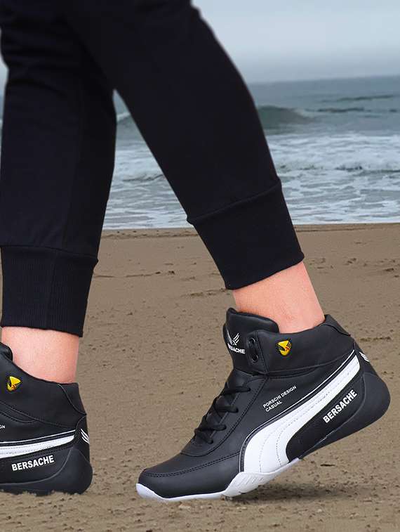 black lace up sports shoe  - 18461667 -  Standard Image - 5