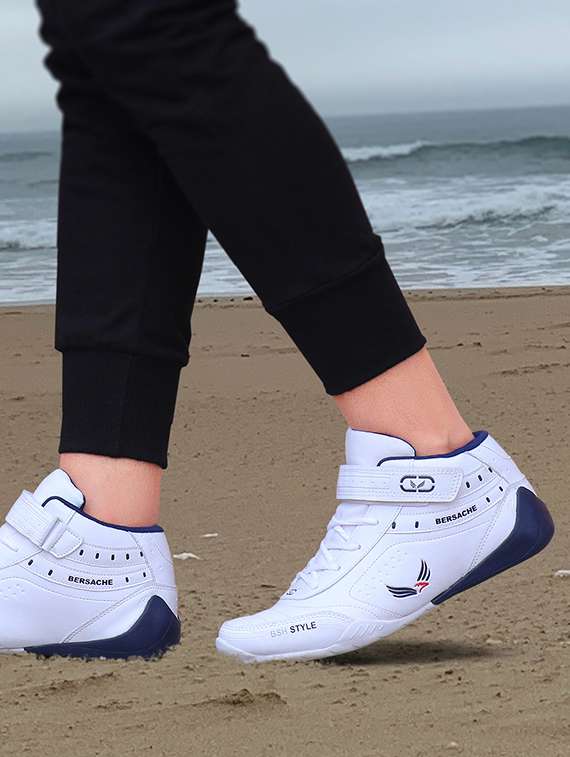 white lace up sport shoe - 18461668 - Standard Image - 5