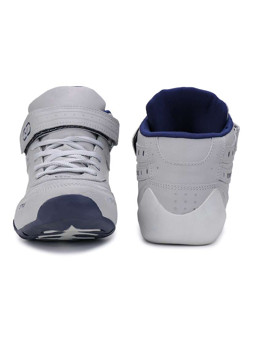 men grey lace up sneakers - 18461671 - Standard Image - 3