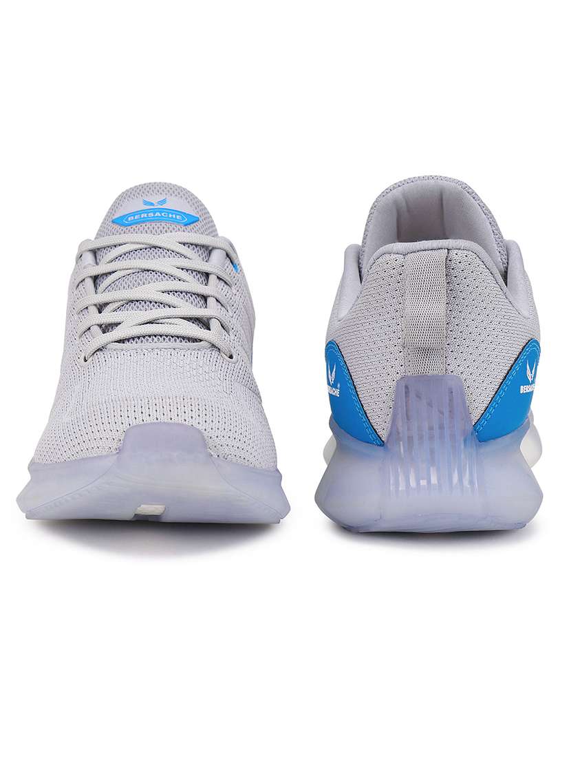 men grey lace up sport shoe - 18461683 - Standard Image - 5