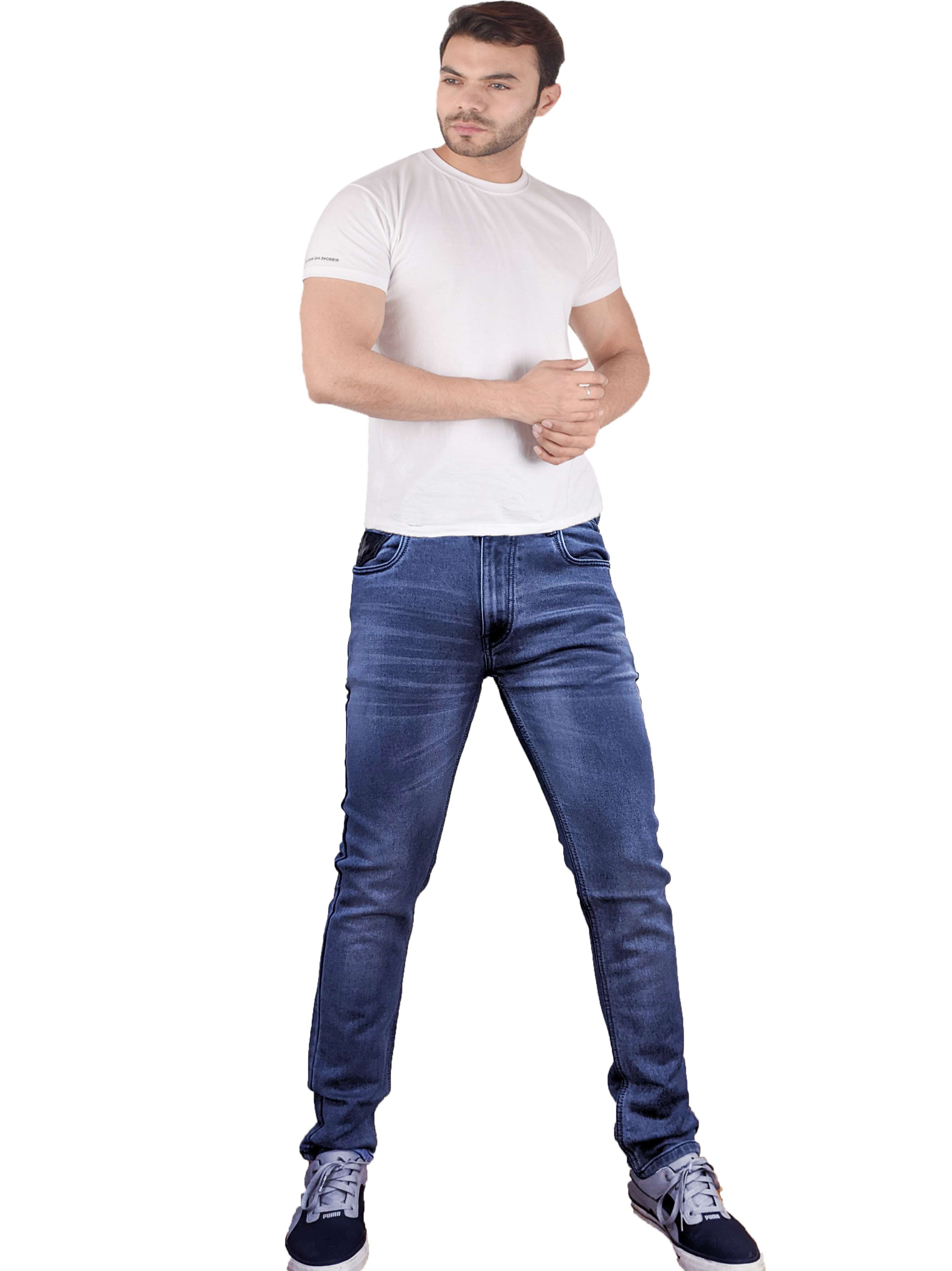 mens slim fit plain jeans - 18462050 -  Standard Image - 5
