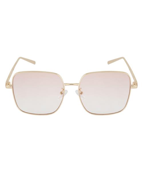 pink cosybox square sunglasses - 18462382 - Standard Image - 0