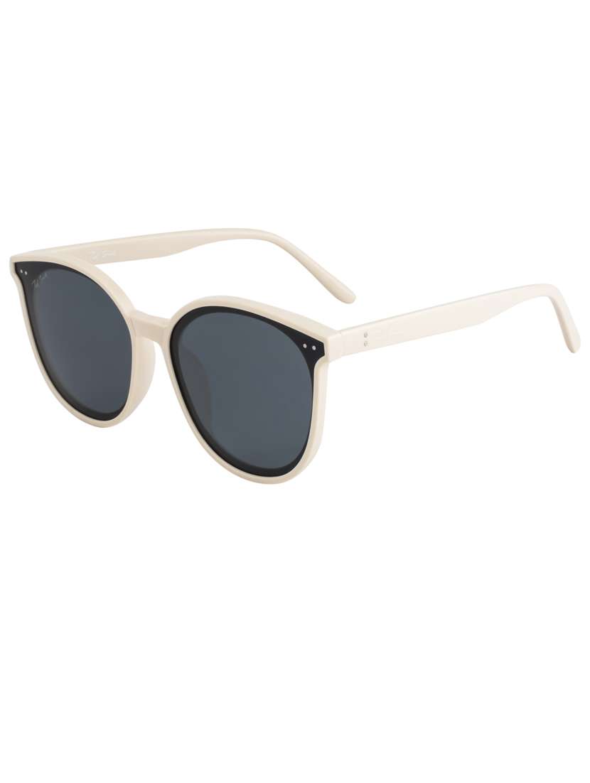 Anny Round In Grey Sunglasses 