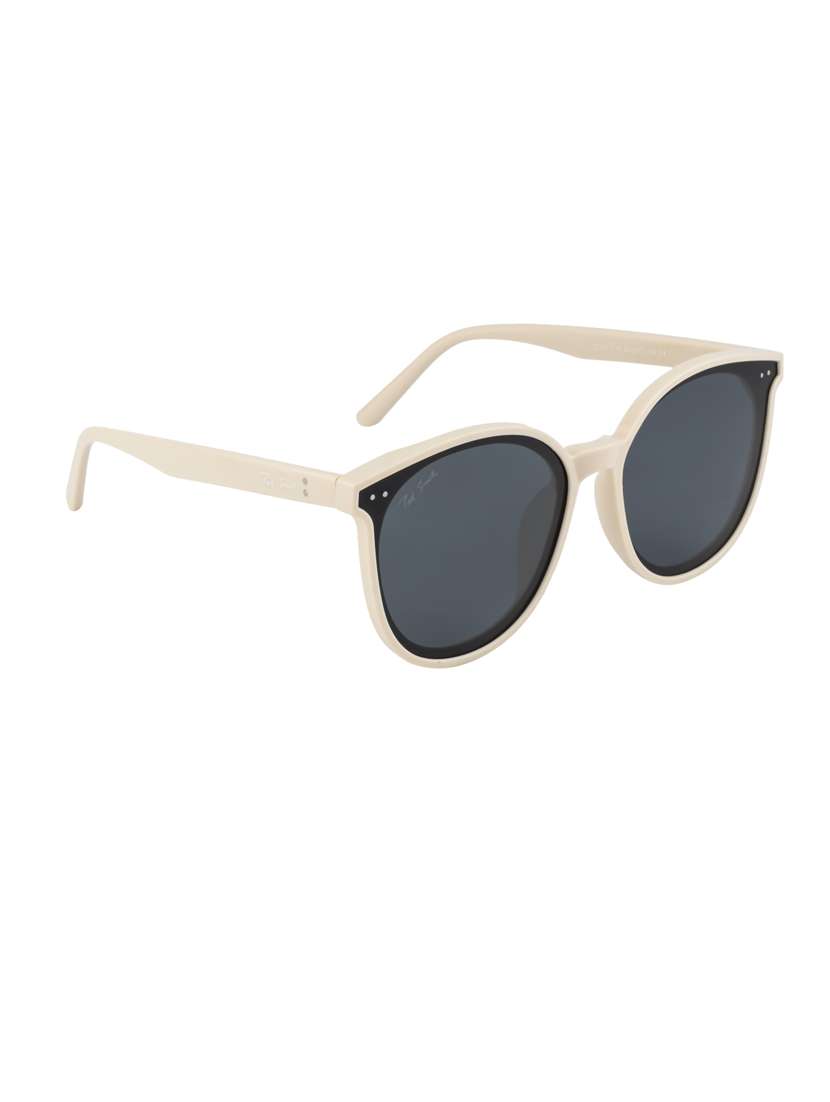 Anny Round In Grey Sunglasses 