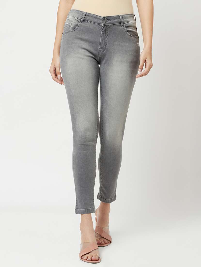 women's plain slim fit jeans