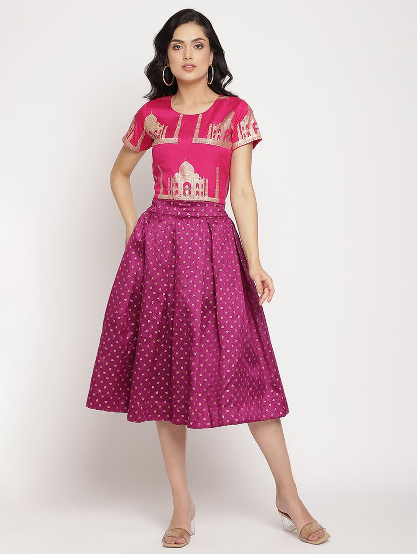 printed skirt top set - 18462855 - Zoom Image - 0