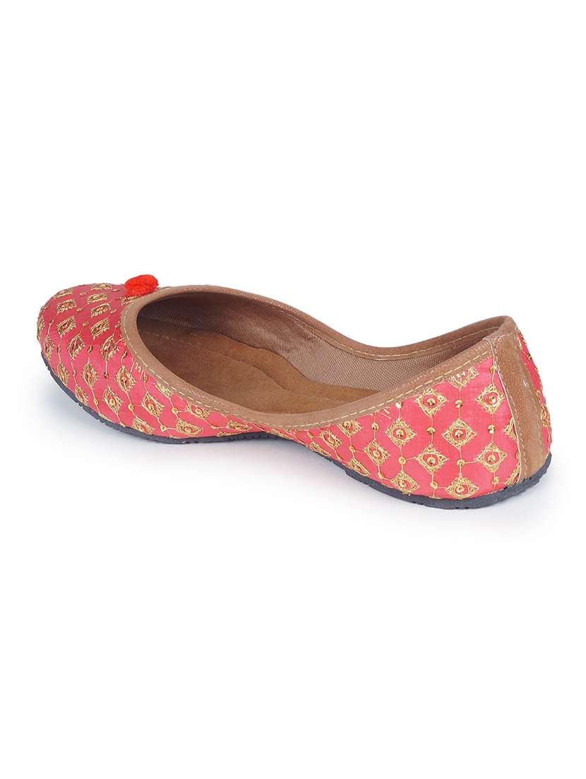 women red slip on mojari - 18463214 -  Standard Image - 3
