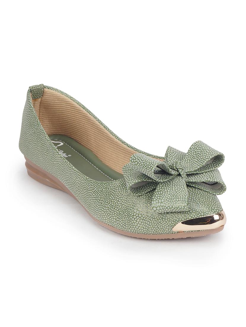 green slip on ballerina - 18463305 - Zoom Image - 0