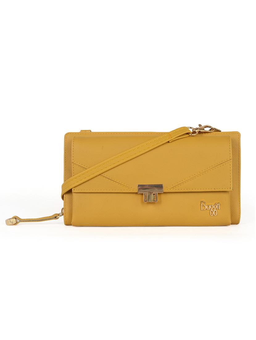 yellow solid wallet - 18463499 - Zoom Image - 0