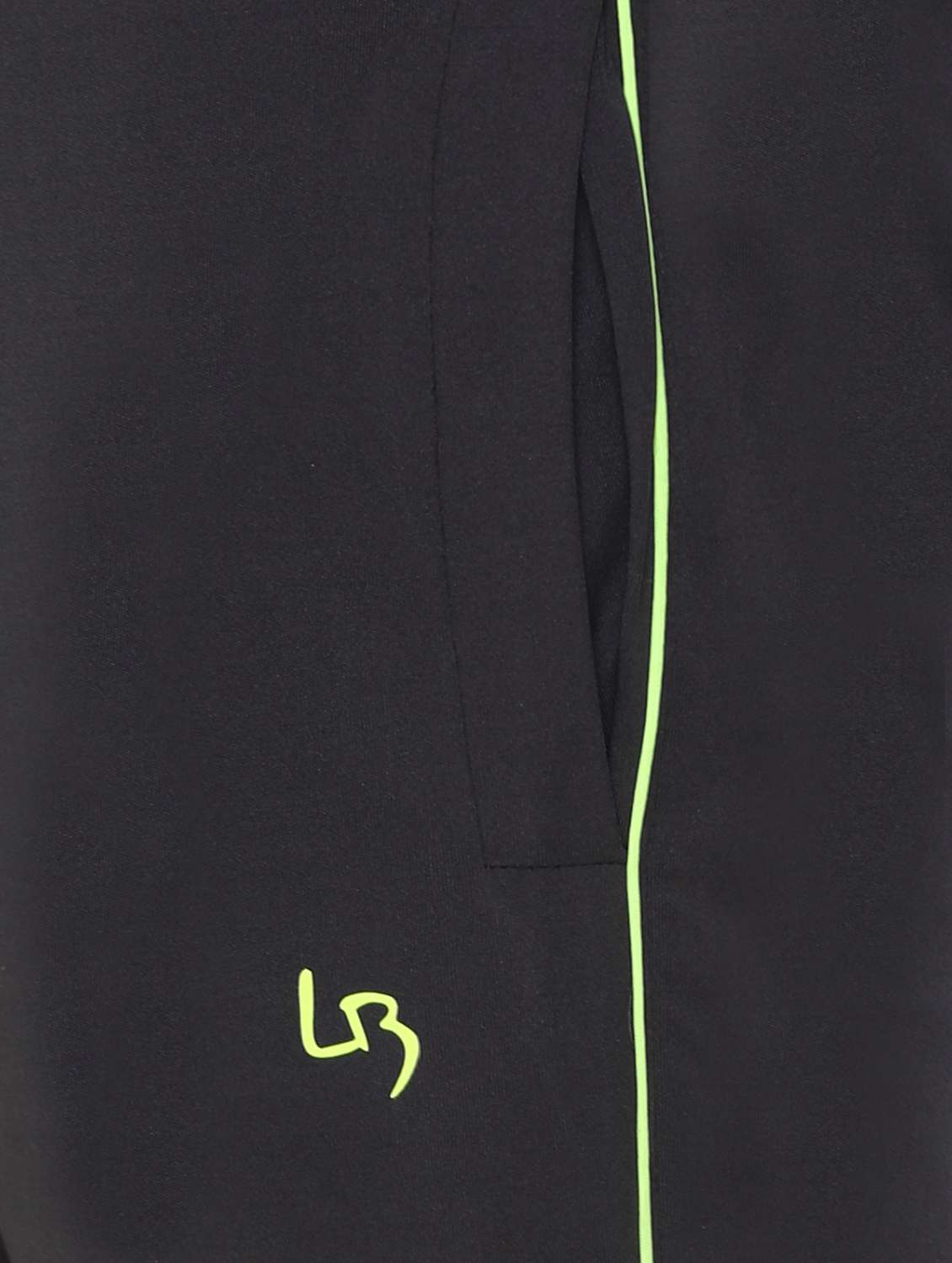 black solid full length track pant - 18465737 -  Standard Image - 3