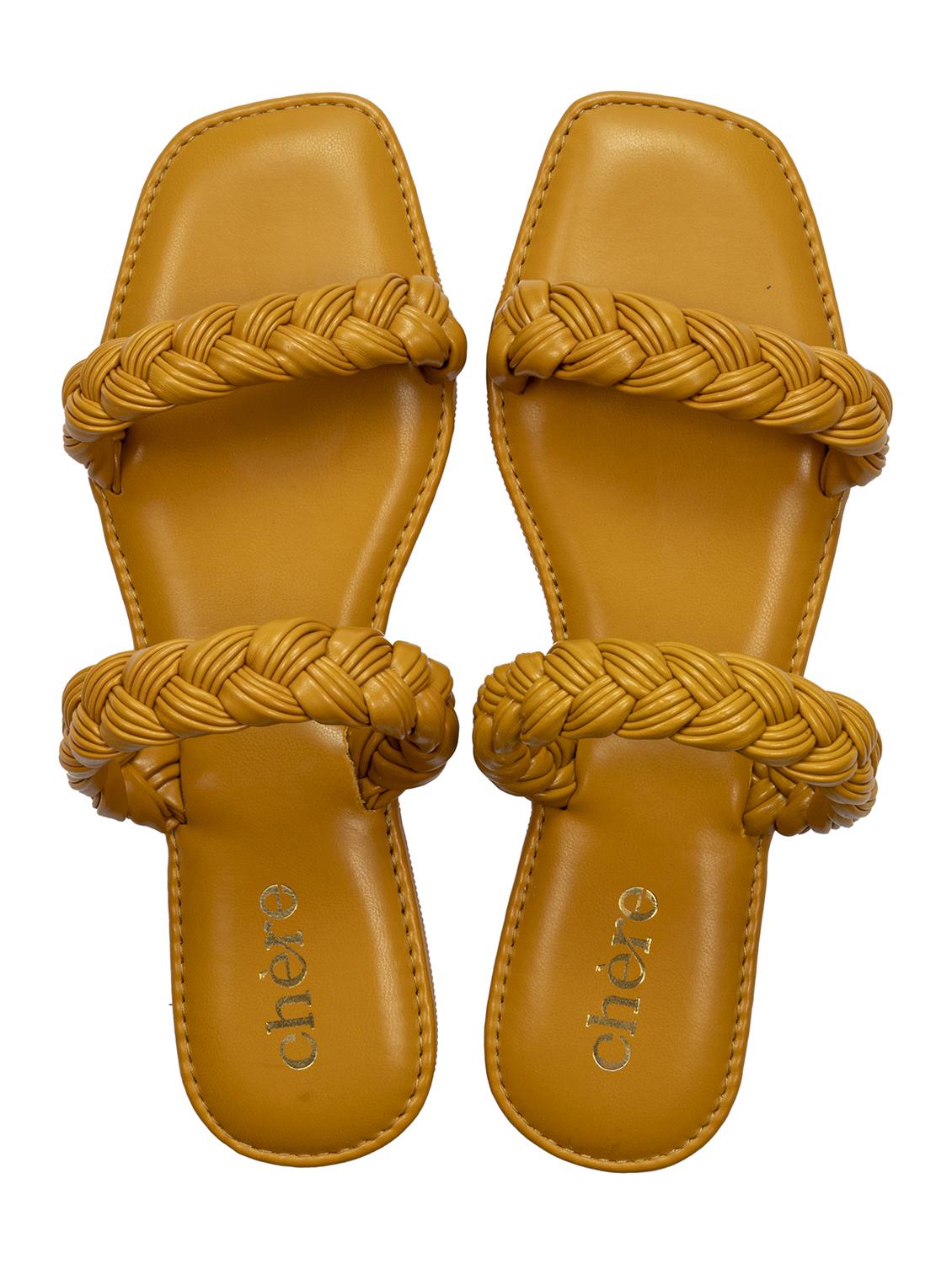 solid slip on sandal - 18465925 - Standard Image - 3