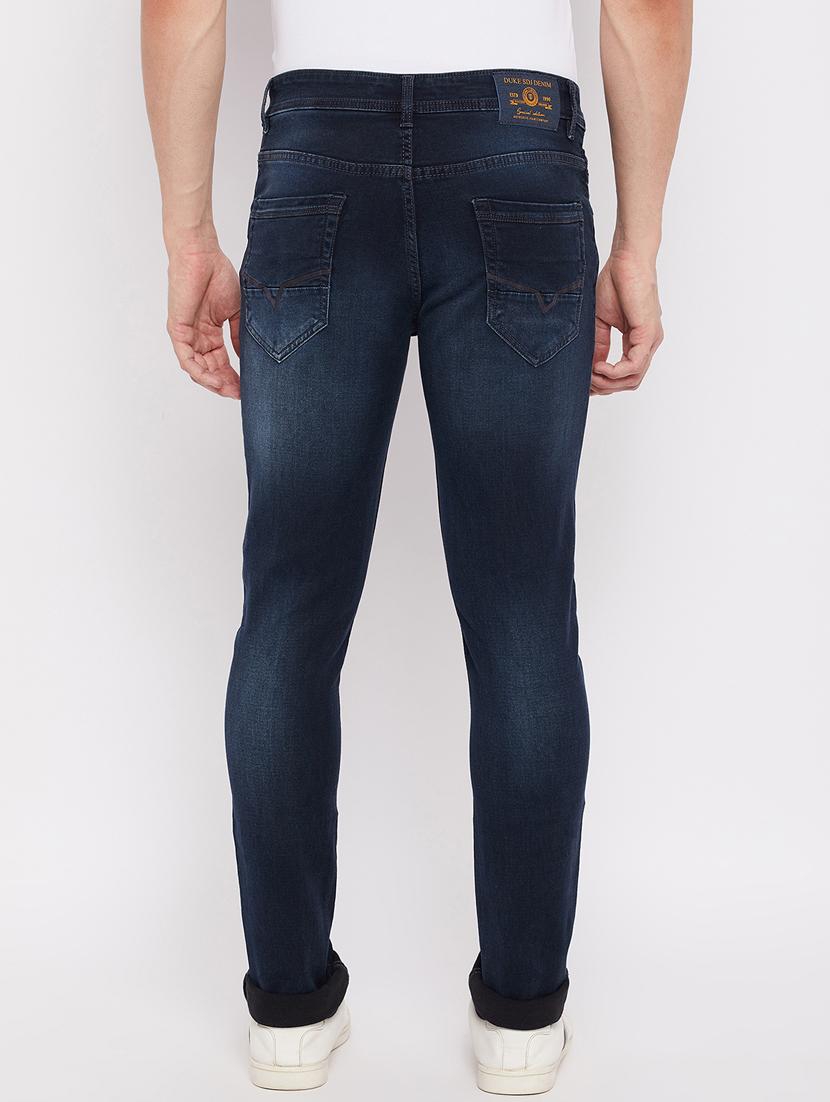 navy-blue light-washed denim jean - 18466047 - Standard Image - 3