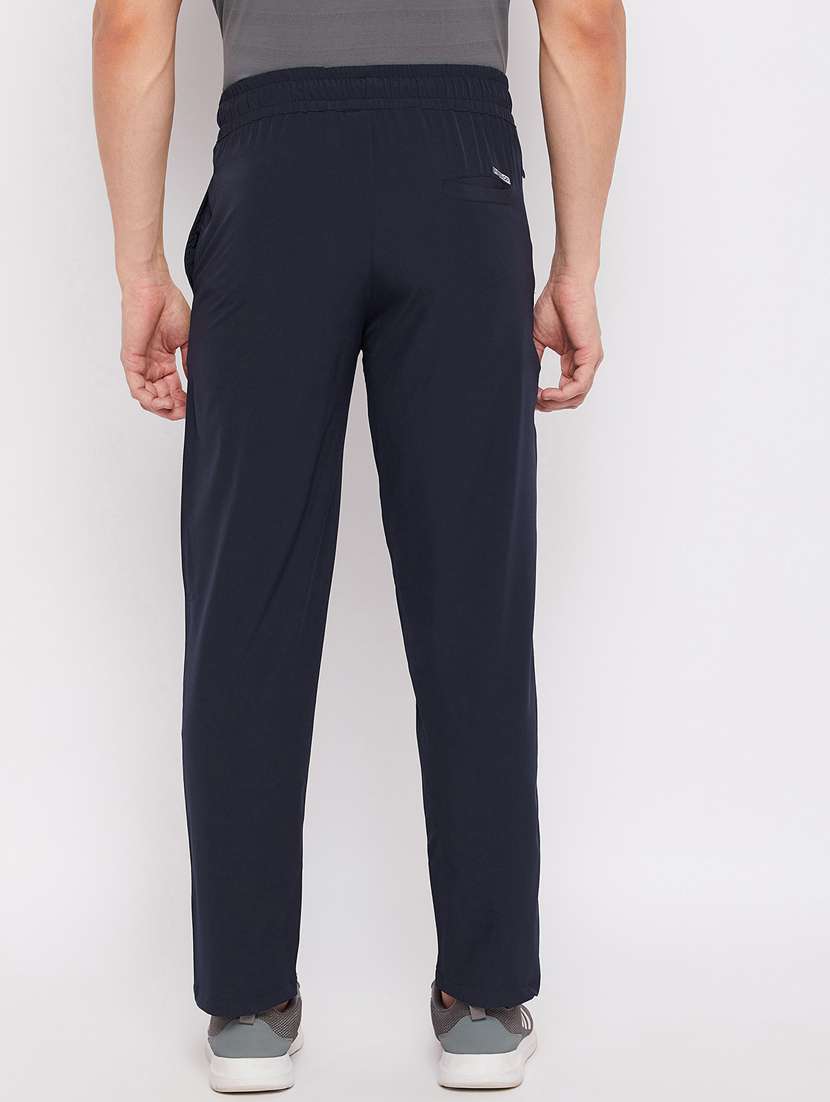 navy-blue printed full length track pant - 18466071 -  Standard Image - 3