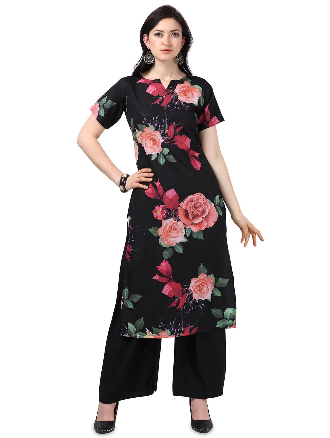 digital printed kurta palazzo set - 18467431 -  Zoom Image - 0