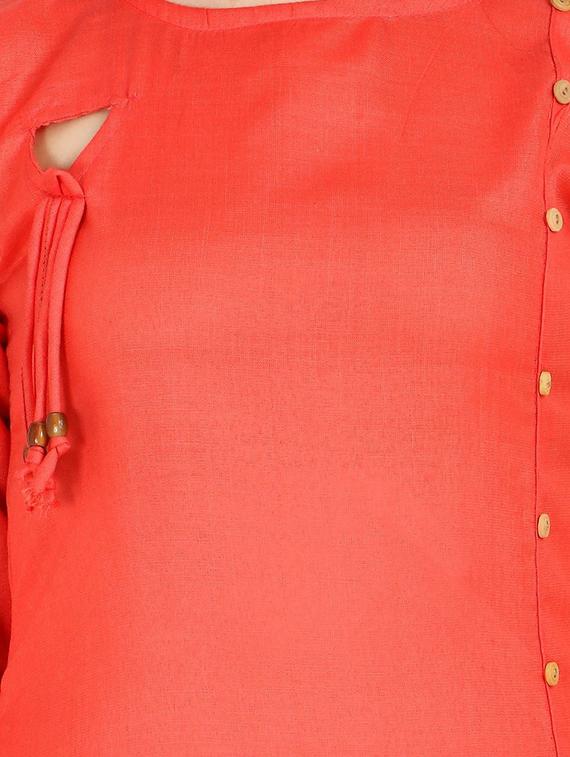 set of 2 pcs solid combo kurta - 18467629 - Standard Image - 5