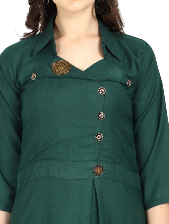 set of 2 pcs solid combo kurta - 18467636 - Standard Image - 5