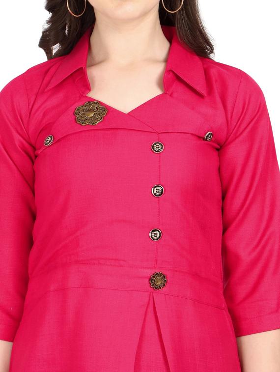 set of 2 pcs solid combo kurta - 18467643 - Standard Image - 5