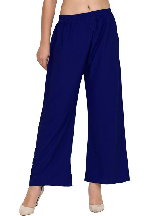 solid kurta palazzo set - 18467681 - Standard Image - 3