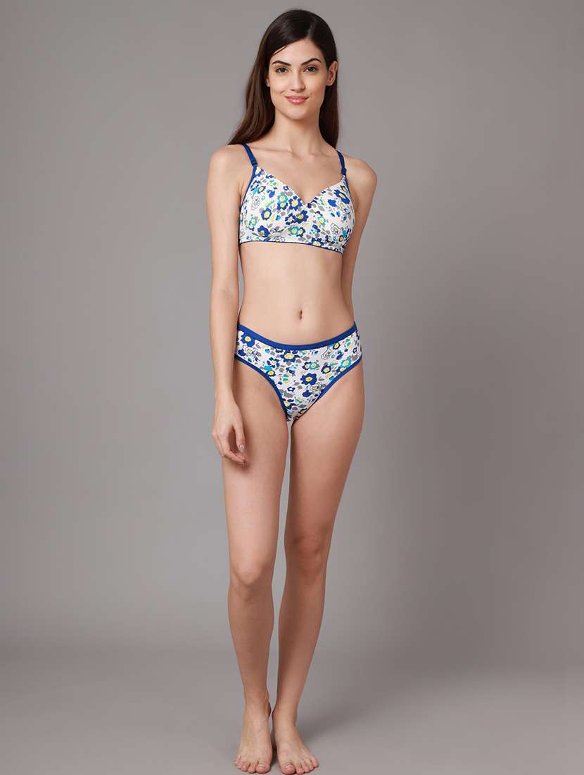 blue printed bikini panty - 18468077 -  Standard Image - 3