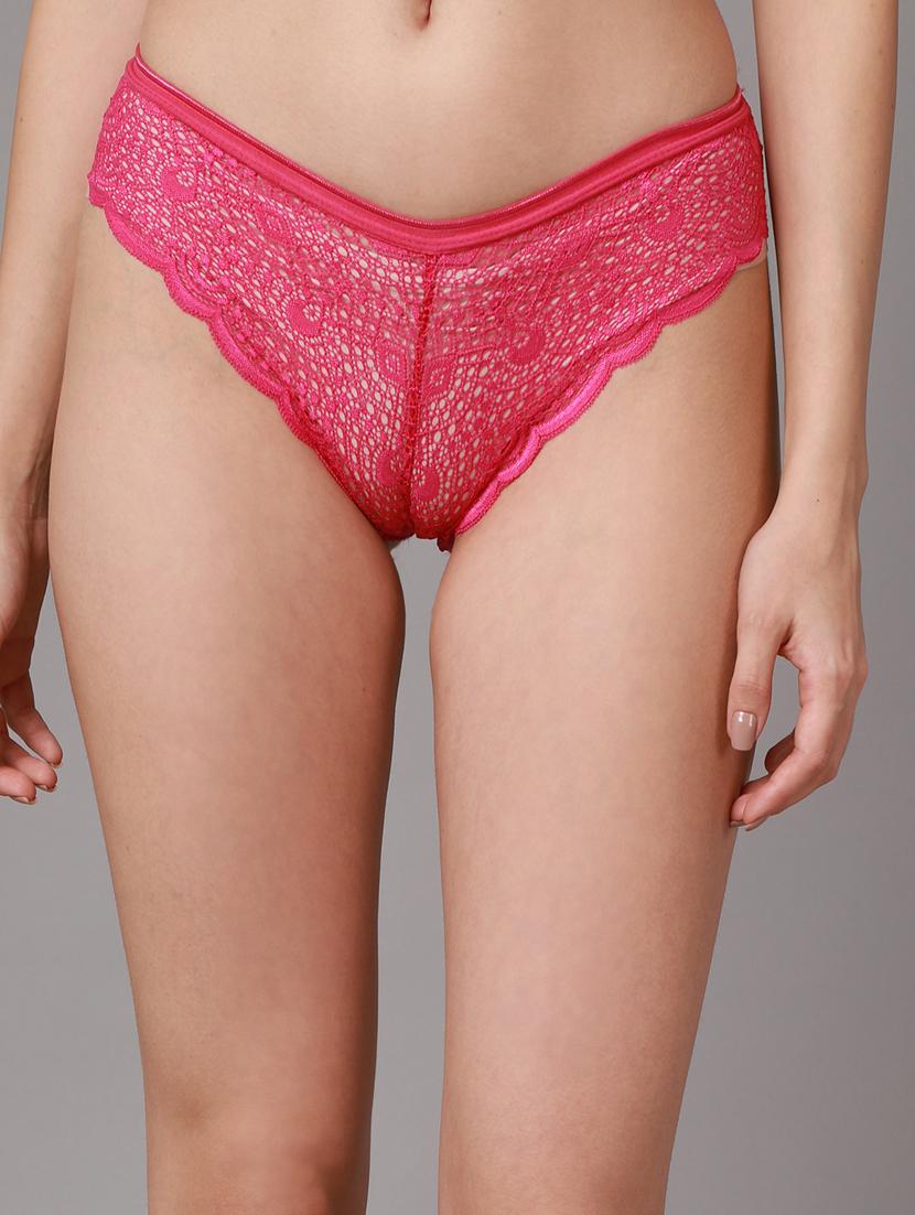 pink lace bikini panty - 18468105 -  Zoom Image - 0
