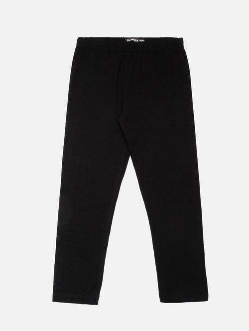girls black solid legging - 18468194 -  Standard Image - 0