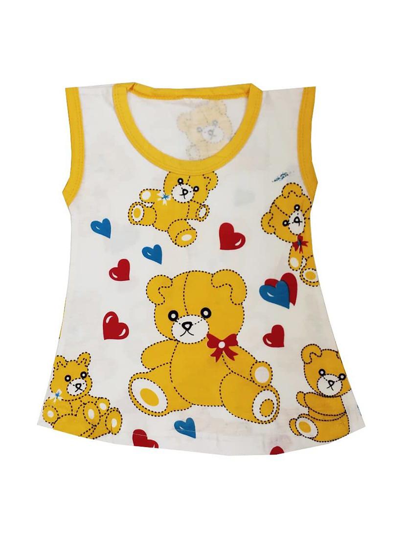 girls yellow printed frock - 18468318 - Zoom Image - 0