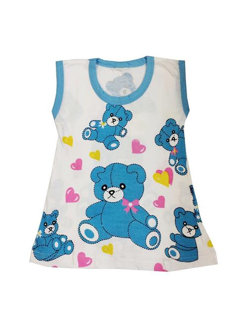 girls blue printed frock - 18468319 -  Standard Image - 0
