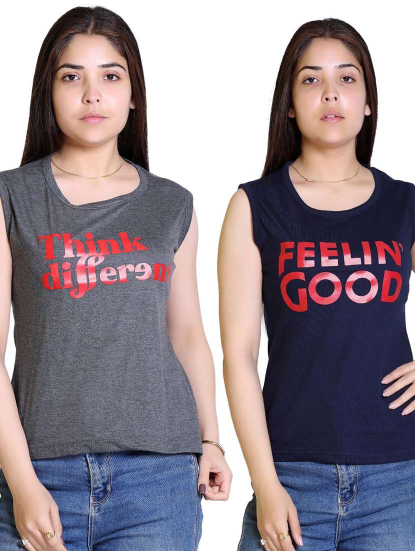 women's t-shirt combo - 18469033 -  Zoom Image - 0