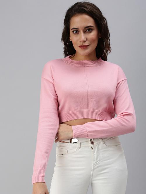 women's crop mock neck top - 18469849 -  Standard Image - 0