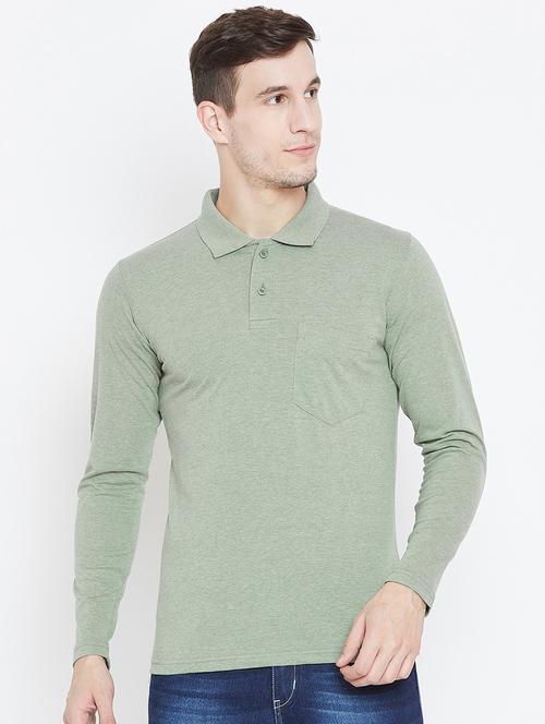 green solid pocket t-shirt - 18470271 - Standard Image - 0