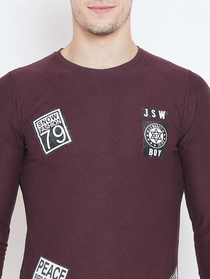 purple printed t-shirt - 18470293 -  Standard Image - 3