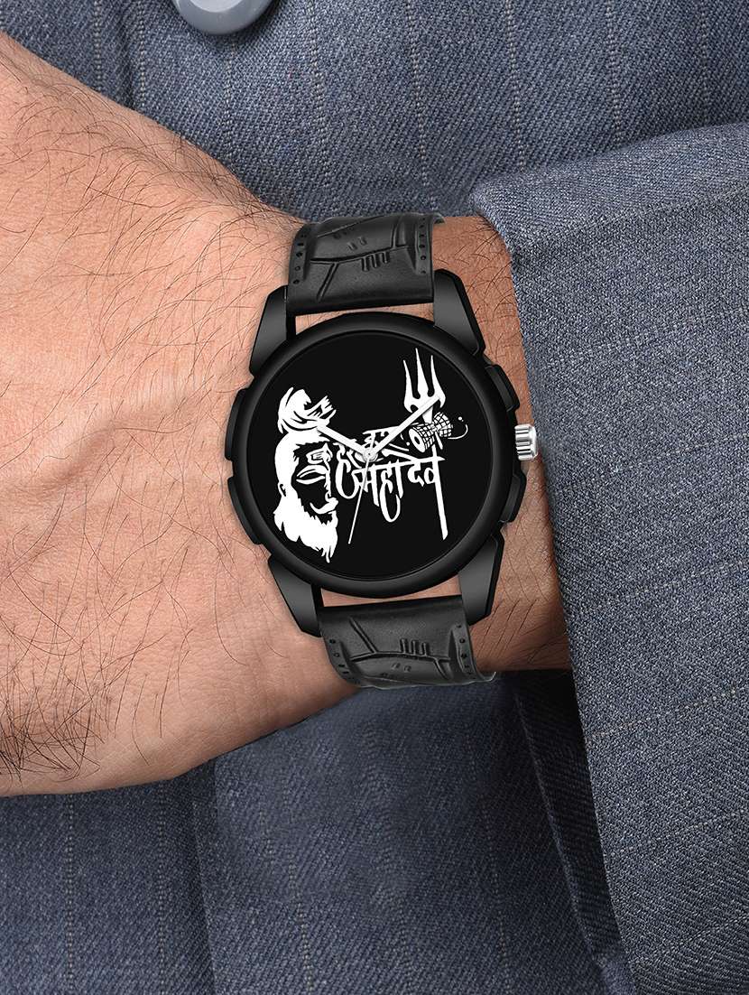 Buy online Kajaru Jew_41_k_1250 Silver Mahakal Bracelet With Black