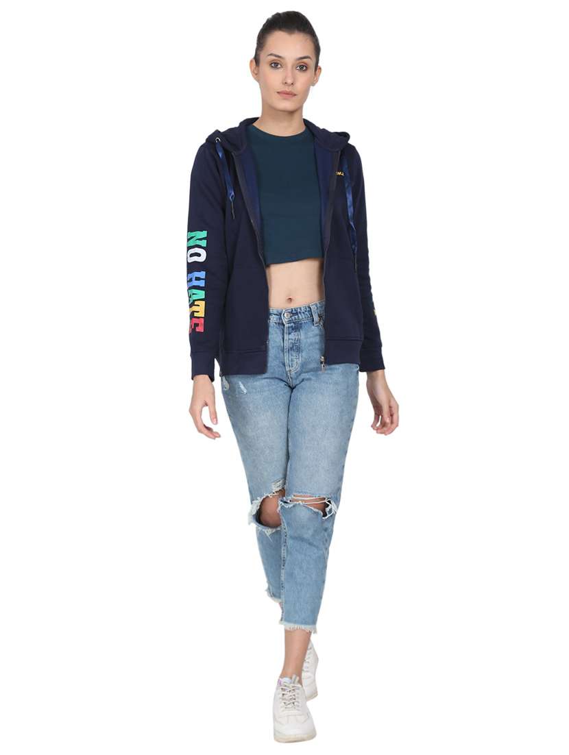 women's placement print sweatshirt - 18470837 -  Standard Image - 3