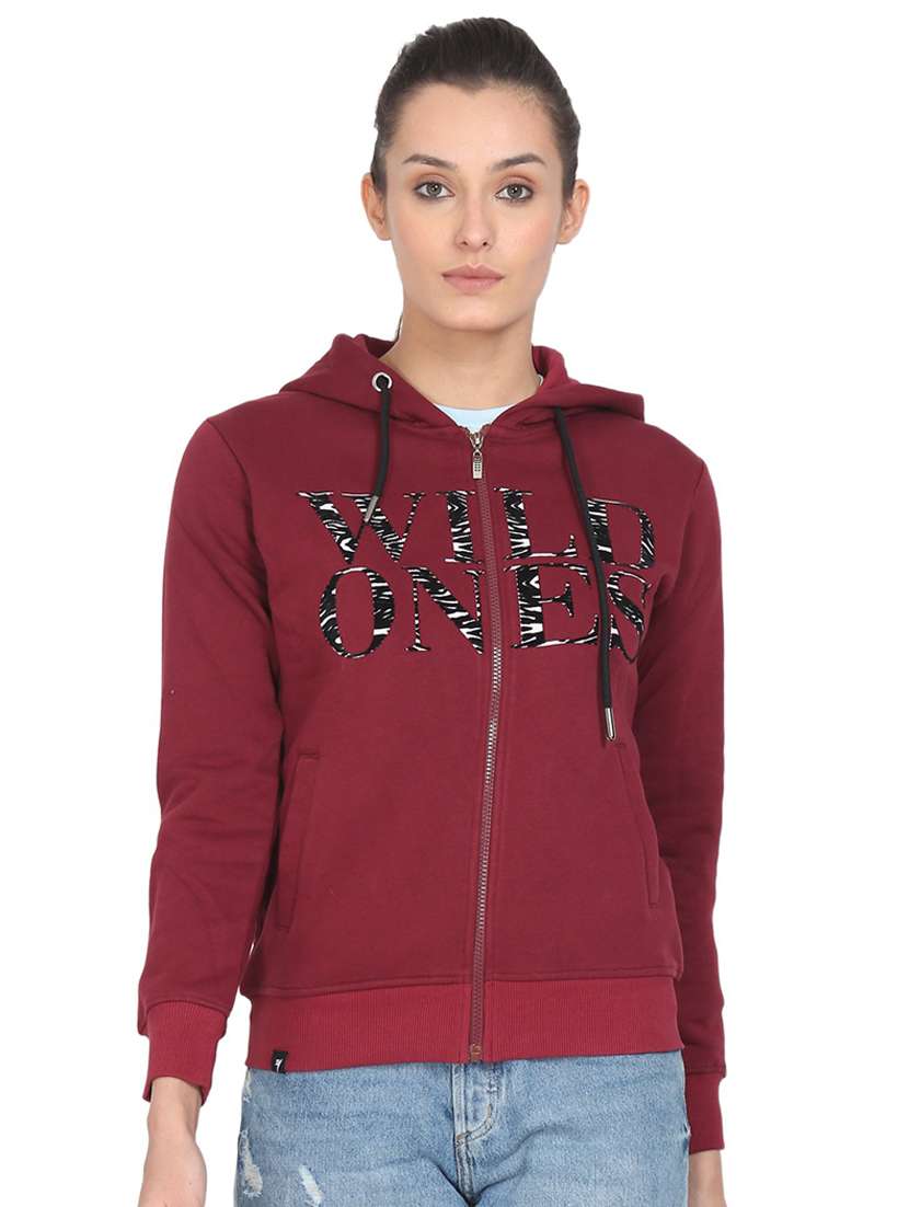 women's chest print sweatshirt - 18470839 - Zoom Image - 0