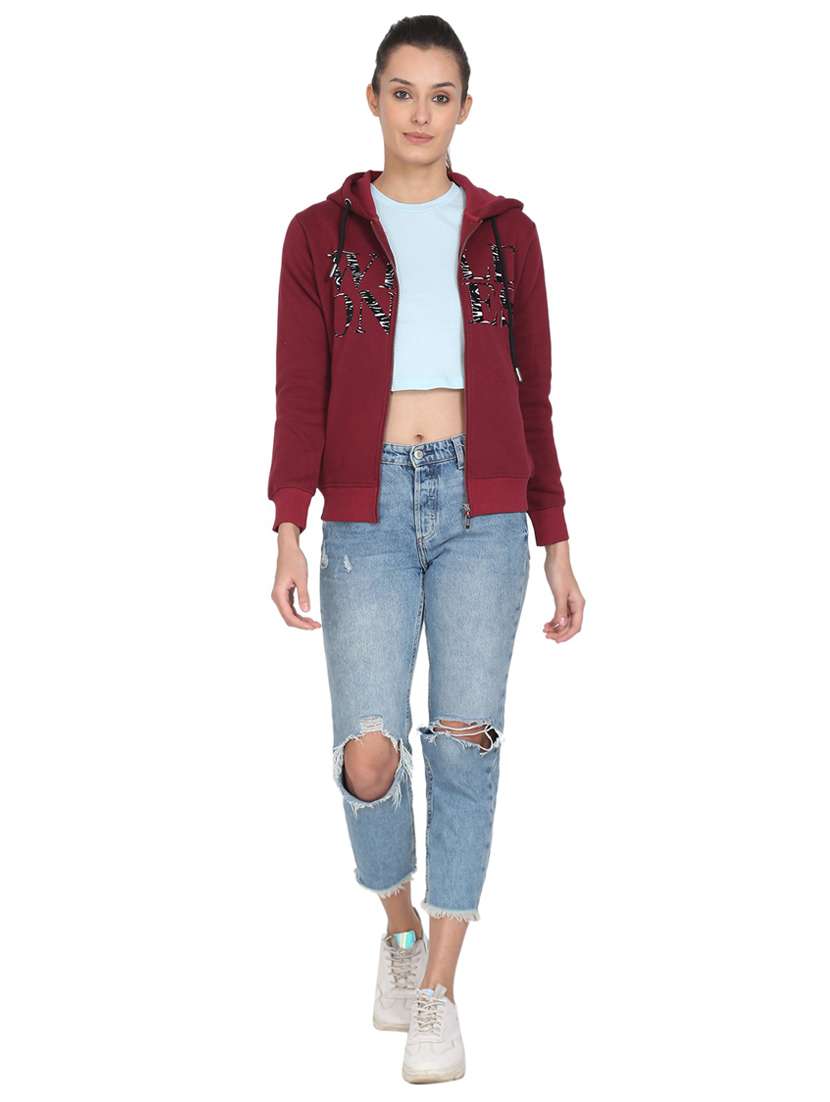 women's chest print sweatshirt - 18470839 - Standard Image - 3