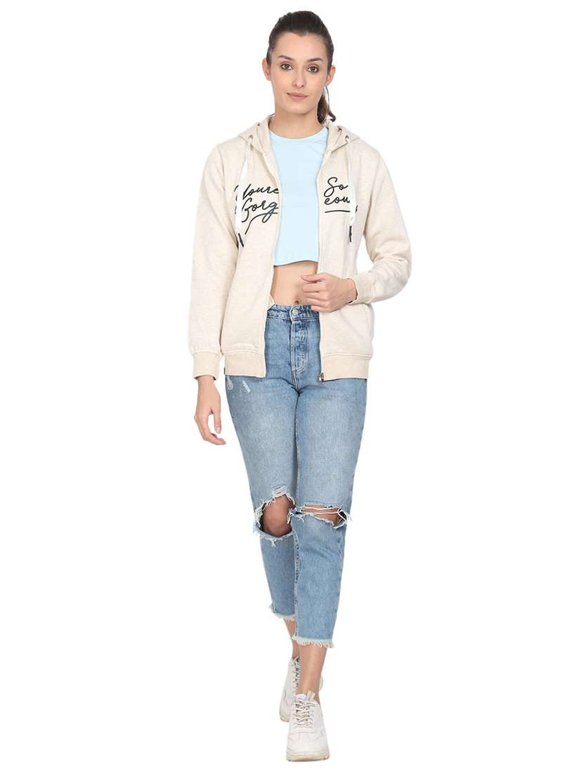 women's chest print sweatshirt - 18470842 -  Standard Image - 3