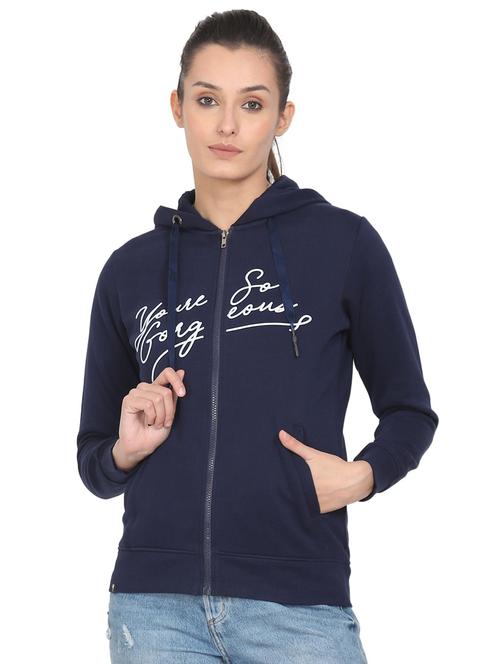women's chest print sweatshirt - 18470843 - Standard Image - 0
