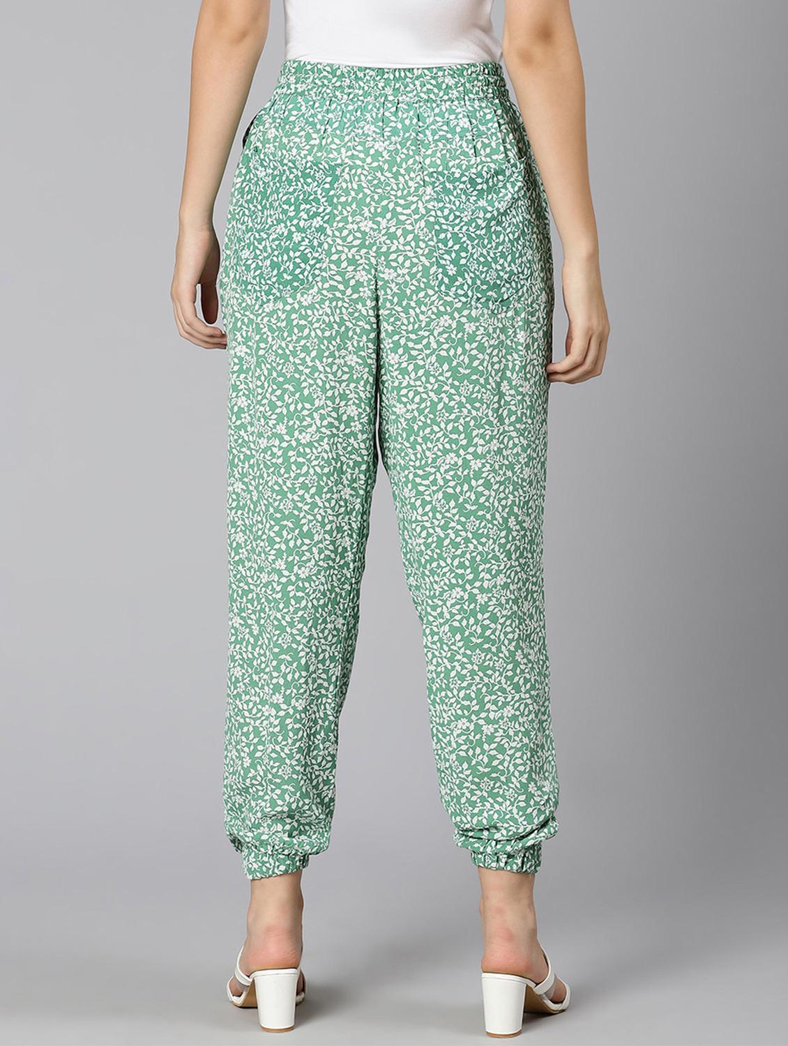 drawstring waist printed jogger - 18471002 - Standard Image - 3