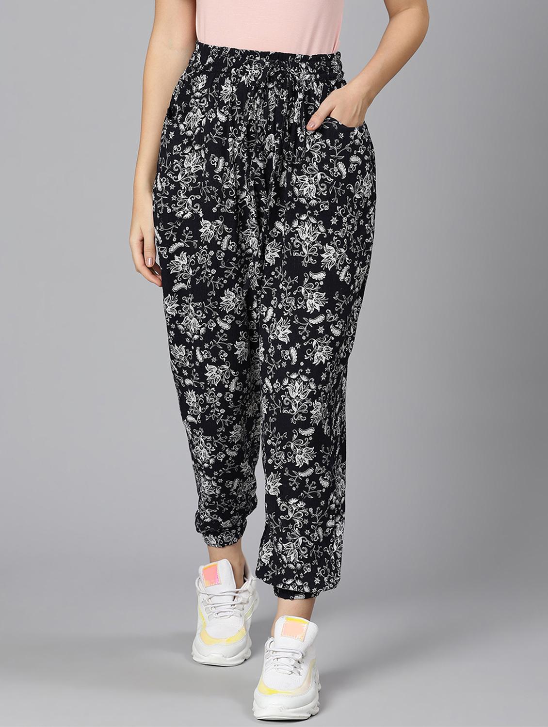 drawstring waist printed jogger  - 18471003 -  Zoom Image - 0