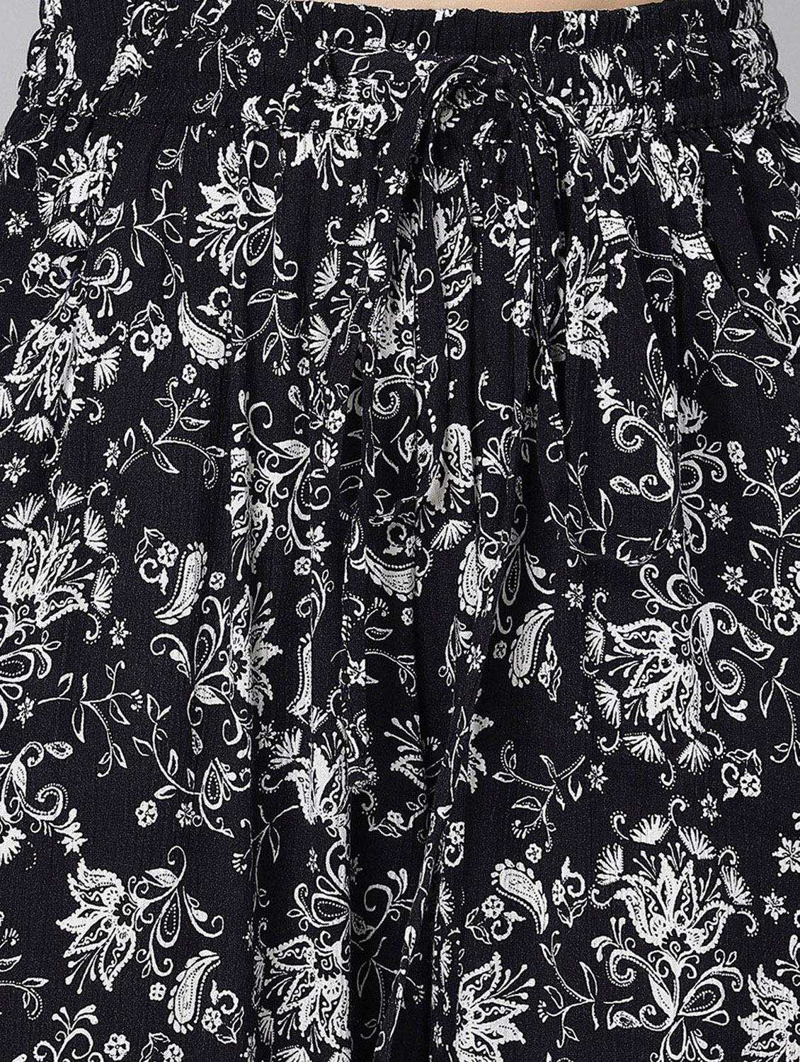 drawstring waist printed jogger - 18471003 - Standard Image - 5