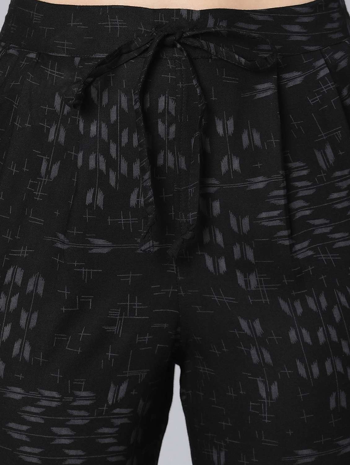 mid rise printed pleated trouser  - 18471008 -  Standard Image - 5